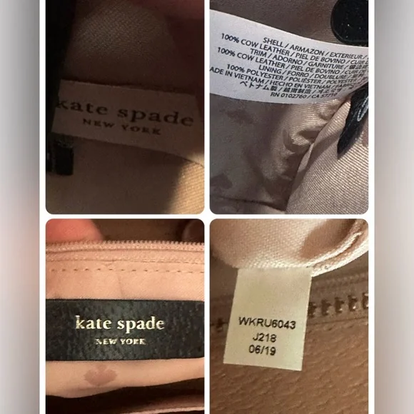 Kate Spade Soft Blush and Black Satchel - Picture 4 of 12